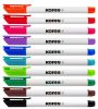 KORES - "K-Marker" tábla- és flipchart marker készlet, 10 különböző szín