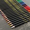 Színes ceruza készlet, KORES "Kolores Selection", háromszögletű, fém dobozban, 24 különböző szín
