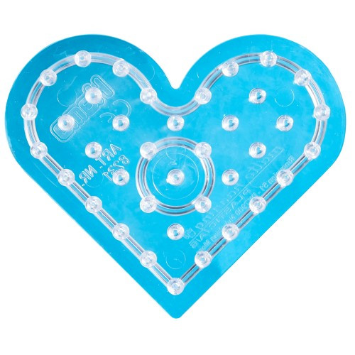 Hama Alaplap maxi gyöngyhöz - kicsi szív alakú - alaplap vasalható gyöngyhöz