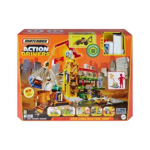 Matchbox - Action Drivers - Építkezés játékszett