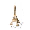 Eiffel torony 3D fa modell - 121 db-os