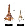 Romantikus éjszakai világító Eiffel torony 3D modell- 164db-os