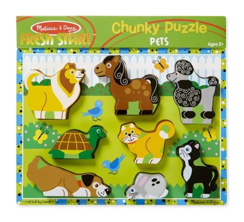 Melissa & Doug kirakóFa puzzle a legkisebbeknek - Kedvencek