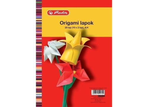 Origami lapok A4, 20 ív 