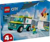 Lego City Great Vehicles 60403 - Mentőautó És Snowboardos