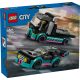 Lego City Great Vehicles 60406 - Versenyautó És Autószállító Teherautó