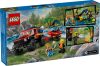 Lego City Fire 60412 - 4X4 Tűzoltóautó Mentőcsónakkal